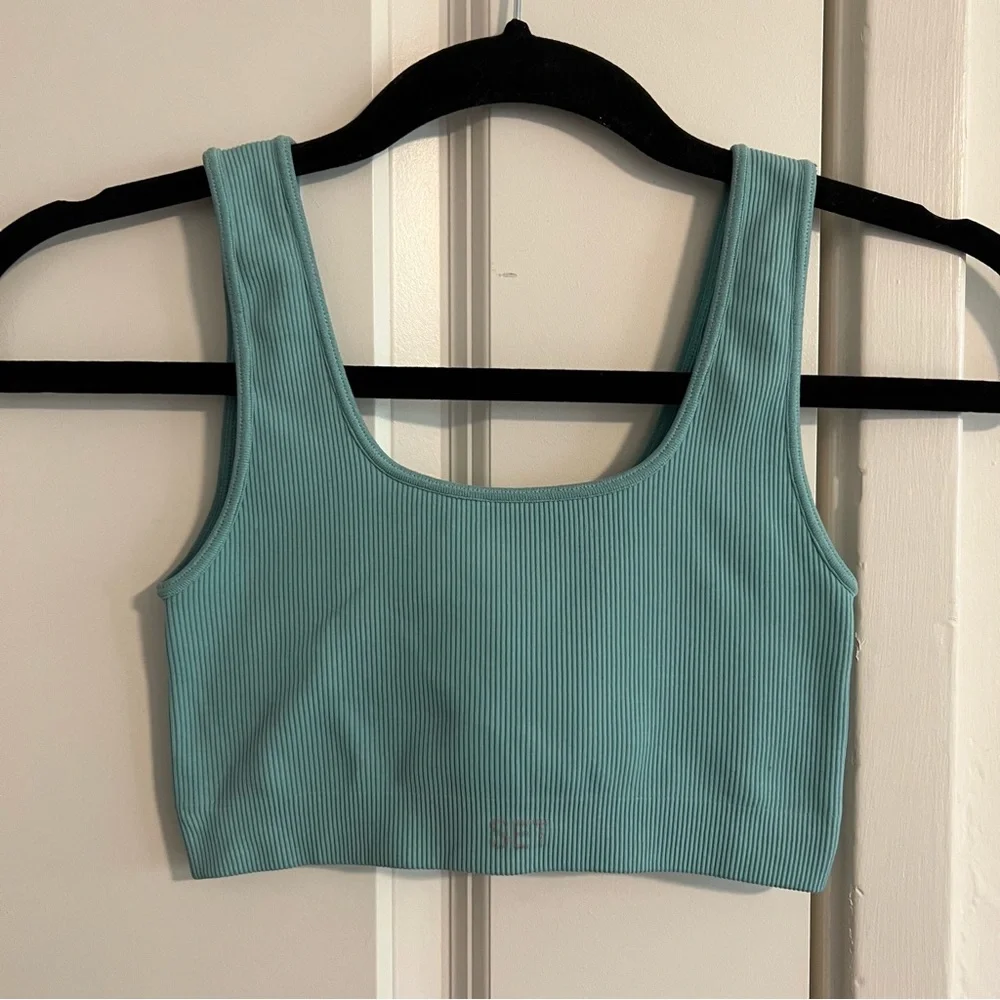 SET ACTIVE Sculptflex Box Cut Bra, XS/S